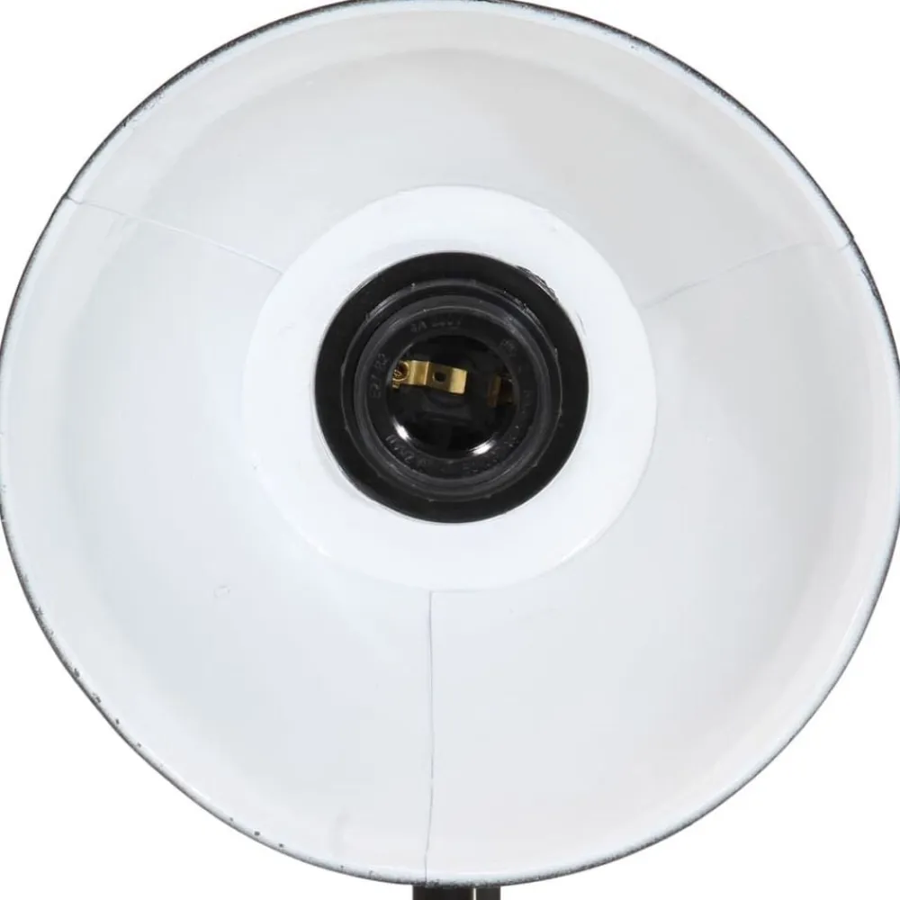 vidaXL Lámpara de escritorio negra 25 W E27 17x17x50 cm Negro Best