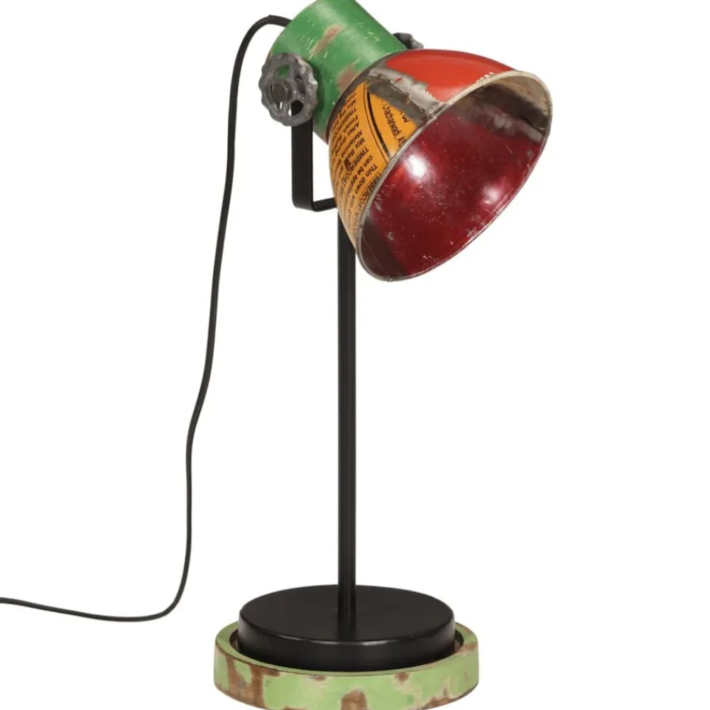 vidaXL Iluminación-Lámpara de escritorio de colores 25 W E27 17x17x50 cm