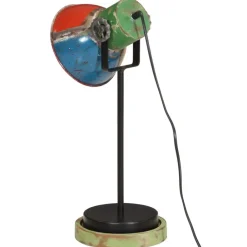 vidaXL Iluminación-Lámpara de escritorio de colores 25 W E27 17x17x50 cm