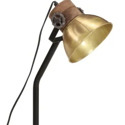 vidaXL Iluminación-Lámpara de escritorio latón vintage 25 W E27 18x18x60 cm
