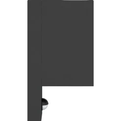 vidaXL Lámpara de exterior con sensor aluminio fundido a presión negro Hot