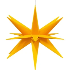 vidaXL Lámpara de Navidad con LED plegable amarilla 57 cm Amarillo Best