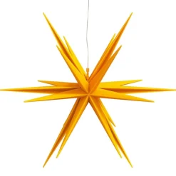 vidaXL Lámpara de Navidad con LED plegable amarilla 57 cm Amarillo Best