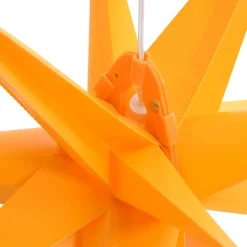 vidaXL Lámpara de Navidad con LED plegable amarilla 57 cm Amarillo Best