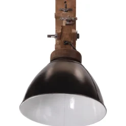 vidaXL Lámpara de pared 25 W E27 Negro Discount