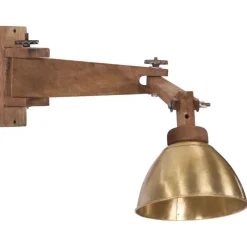 vidaXL Iluminación-Lámpara de pared 25 W E27 latón vintage