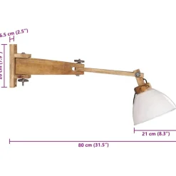 vidaXL Iluminación-Lámpara de pared 25 W E27