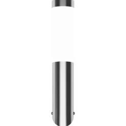 vidaXL Iluminación-Lámpara de pared acero inoxidable impermeable 60 W