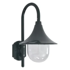vidaXL Iluminación-Lámpara de pared de jardín aluminio E27 42 cm