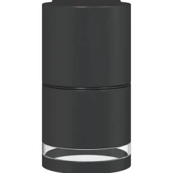 vidaXL Iluminación-Lámpara de pared de exterior aluminio fundido negro