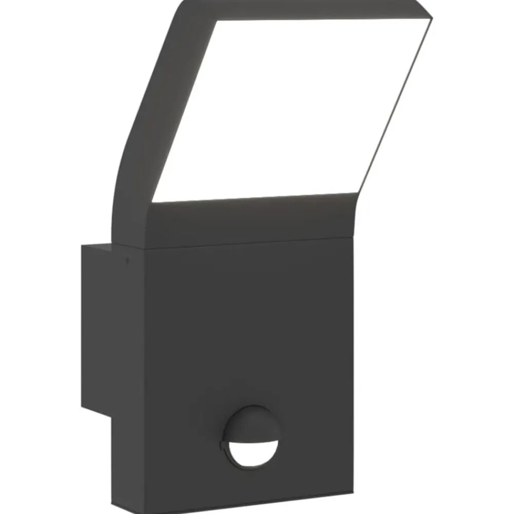 vidaXL Iluminación-Lámpara de pared de exterior LED aluminio fundido