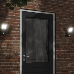 vidaXL Iluminación-Lámpara de pared de exterior LED aluminio fundido