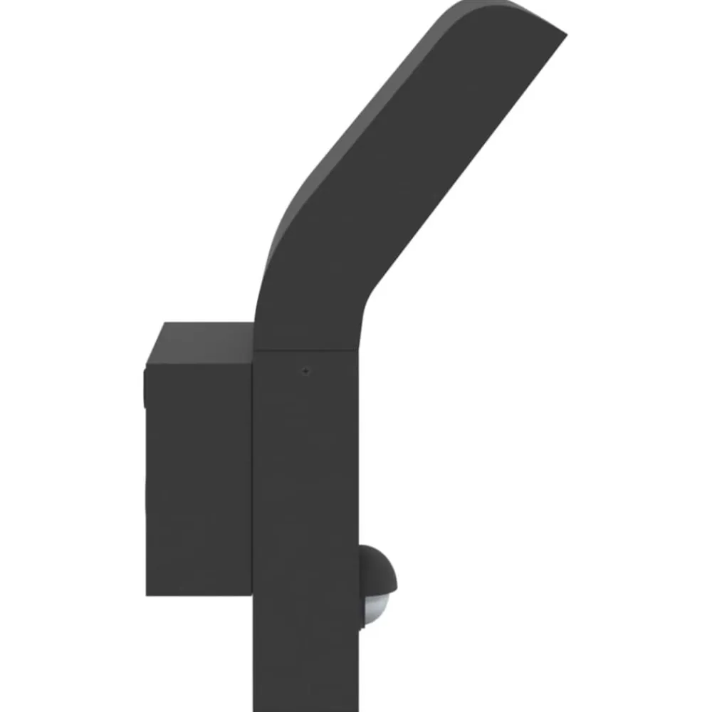 vidaXL Iluminación-Lámpara de pared de exterior LED aluminio fundido