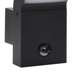 vidaXL Iluminación-Lámpara de pared de exterior LED aluminio fundido