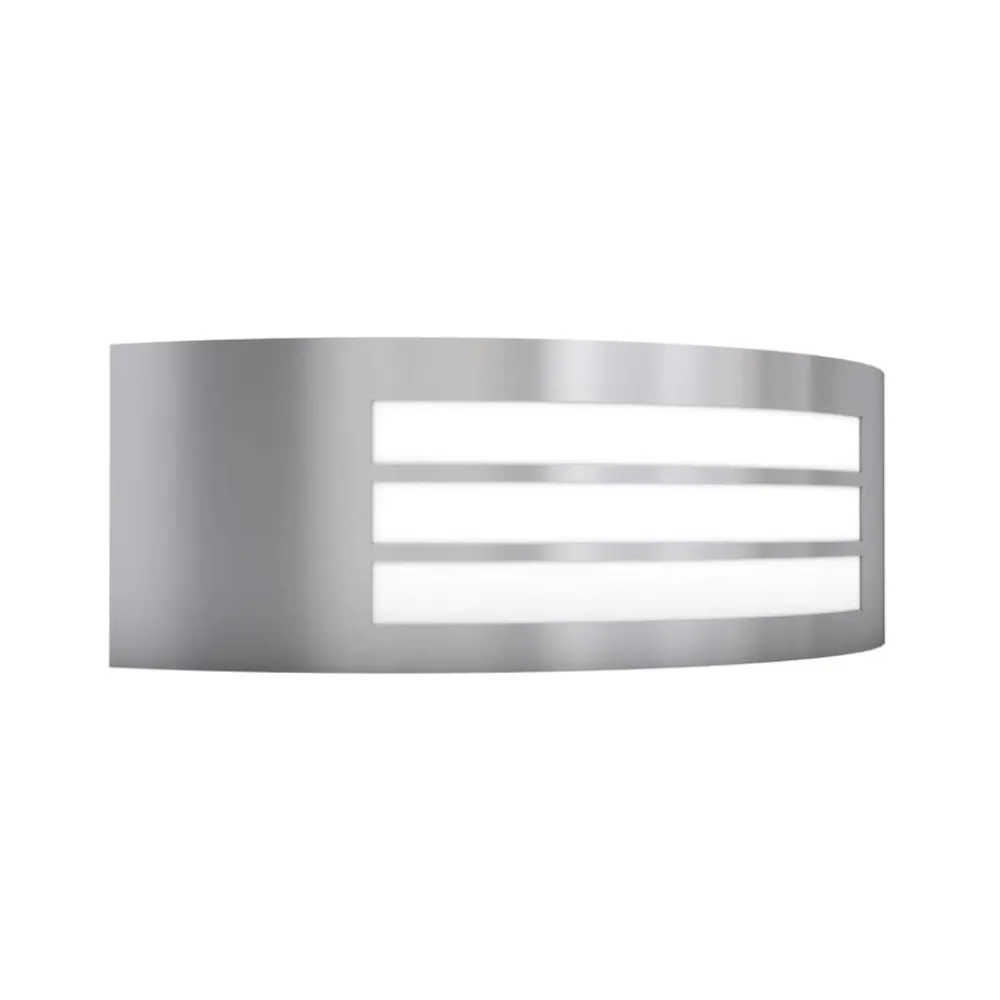 vidaXL Iluminación-Lámpara de pared de exterior acero inoxidable