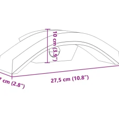 vidaXL Iluminación-Lámpara de pared de exterior LED aluminio fundido