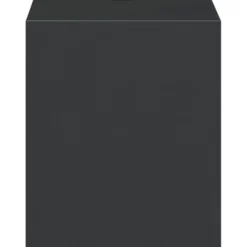 vidaXL Lámpara de pared de exterior aluminio fundido negro