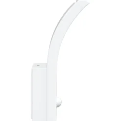 vidaXL Lámpara de pared de exterior LED con sensor aluminio Blanco Online