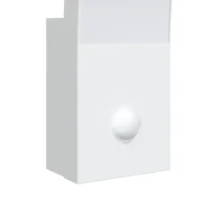 vidaXL Lámpara de pared de exterior LED con sensor aluminio Blanco Online