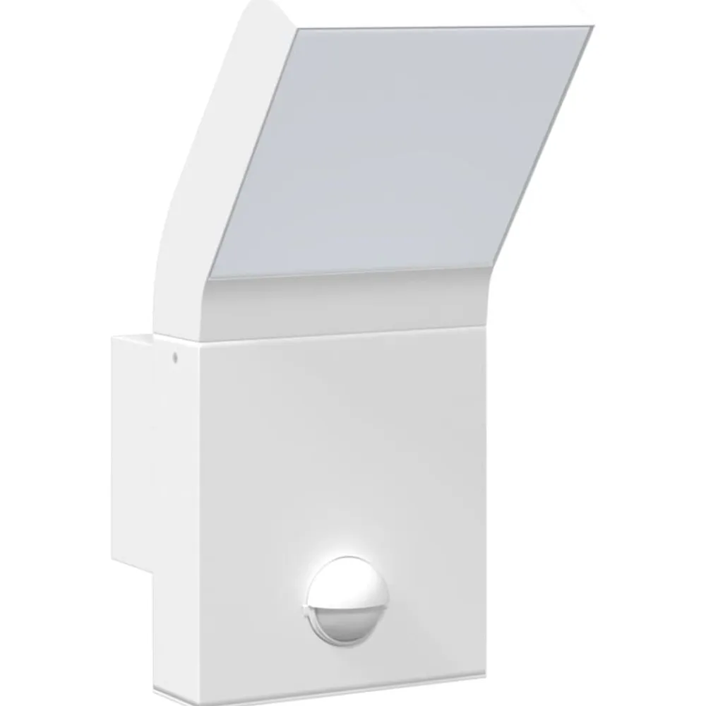 vidaXL Iluminación-Lámpara de pared de exterior LED con sensor aluminio