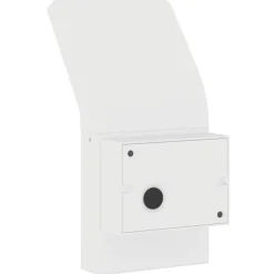 vidaXL Iluminación-Lámpara de pared de exterior LED con sensor aluminio