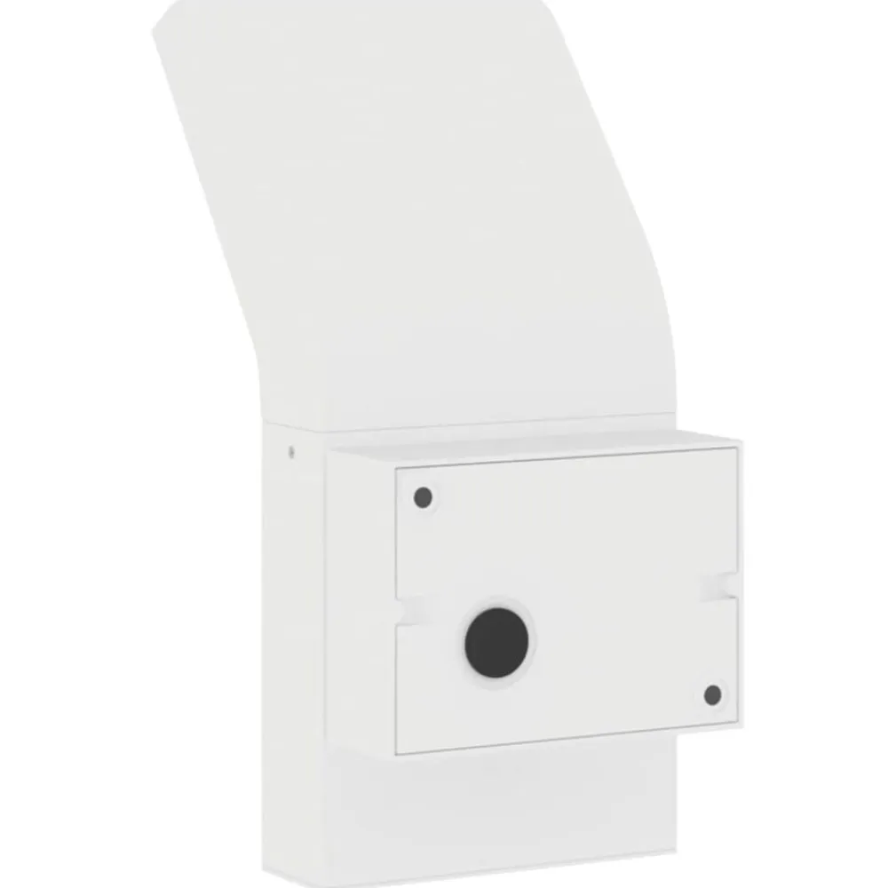 vidaXL Iluminación-Lámpara de pared de exterior LED con sensor aluminio