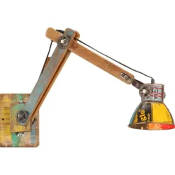vidaXL Lámpara de pared estilo industrial redonda E27 Multicolor Discount