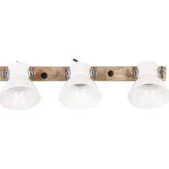 vidaXL Lámpara de pared industrial blanca 65x25 cm E27 Blanco Clearance