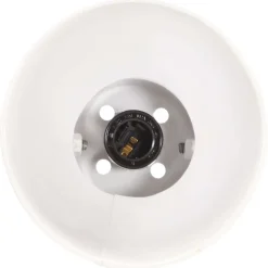 vidaXL Lámpara de pared industrial blanca 65x25 cm E27 Blanco Clearance