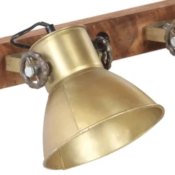 vidaXL Iluminación-Lámpara de pared industrial latón 90x25 cm E27