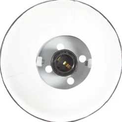 vidaXL Lámpara de pared industrial negra 45x25 cm E27 Negro Sale
