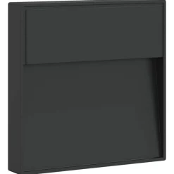 vidaXL Lámpara de pared LED de exterior aluminio fundido negro Best