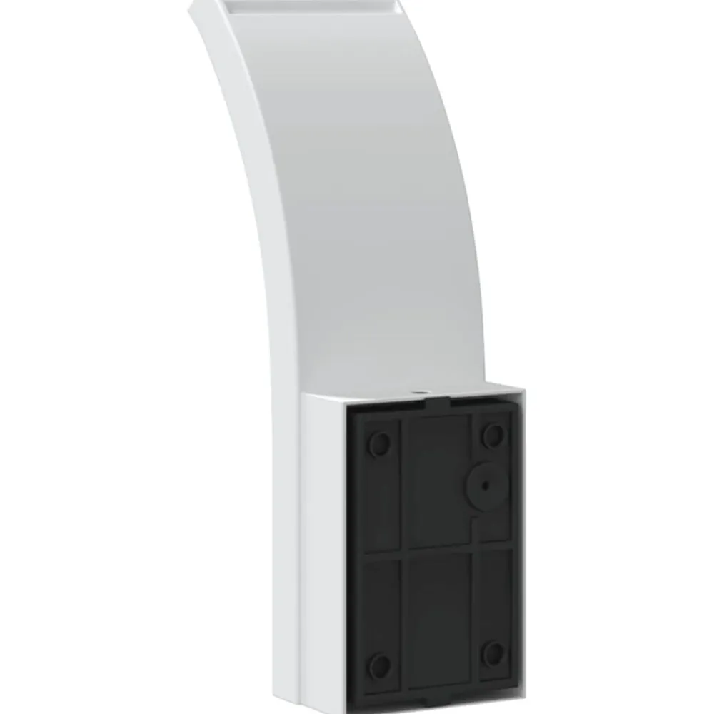 vidaXL Lámpara de pared LED de exterior aluminio fundido Blanco Hot