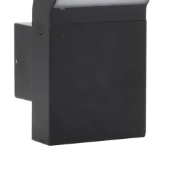 vidaXL Iluminación-Lámpara de pared LED de exterior aluminio fundido