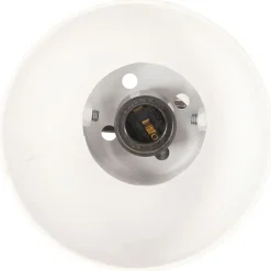 vidaXL Lámpara de pie 2 pantallas blanca hierro fundido E27 Blanco Discount