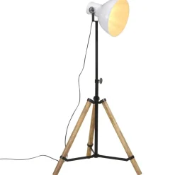 vidaXL Lámpara de pie 25 W E27 75x75x90-150 cm Blanco Best
