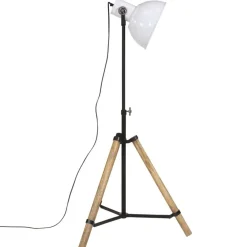 vidaXL Lámpara de pie 25 W E27 75x75x90-150 cm Blanco Best