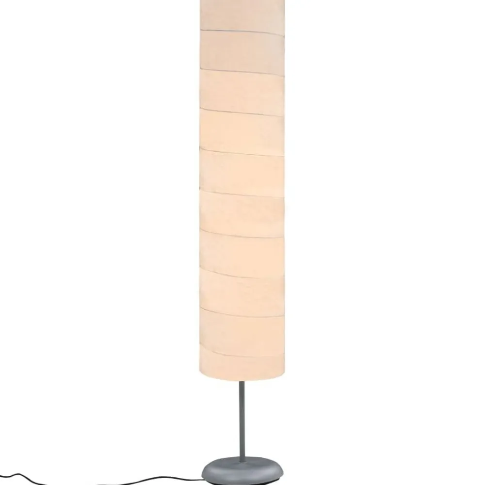 vidaXL Iluminación-Lámpara de pie con soporte blanco E27 121 cm