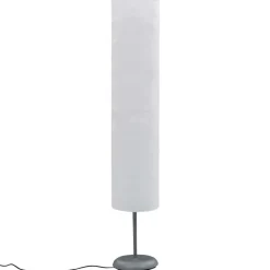 vidaXL Iluminación-Lámpara de pie con soporte blanco E27 121 cm