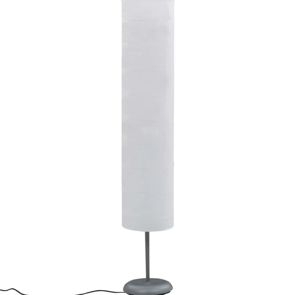 vidaXL Iluminación-Lámpara de pie con soporte blanco E27 121 cm