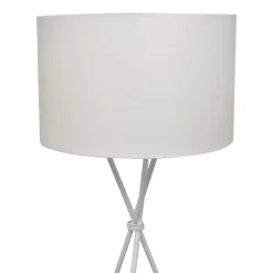 vidaXL Iluminación-Lámpara de pie con pantalla y soporte