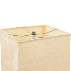 vidaXL Iluminación-Lámpara de pie con soporte de acero 135 cm beige