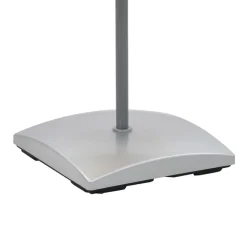vidaXL Iluminación-Lámpara de pie con soporte de acero 135 cm beige