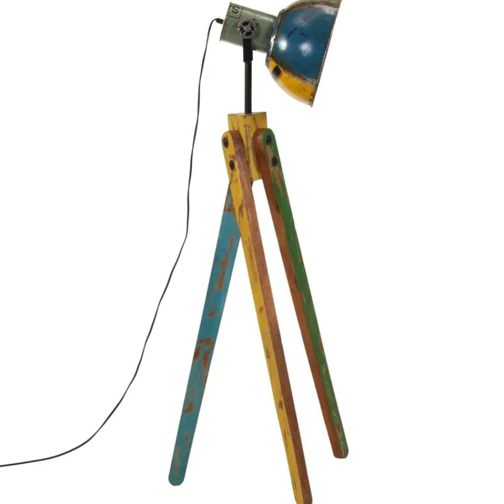 vidaXL Iluminación-Lámpara de pie de colores 25 W E27 45x45x120 cm