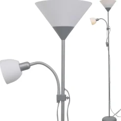 vidaXL Iluminación-Lámpara de pie