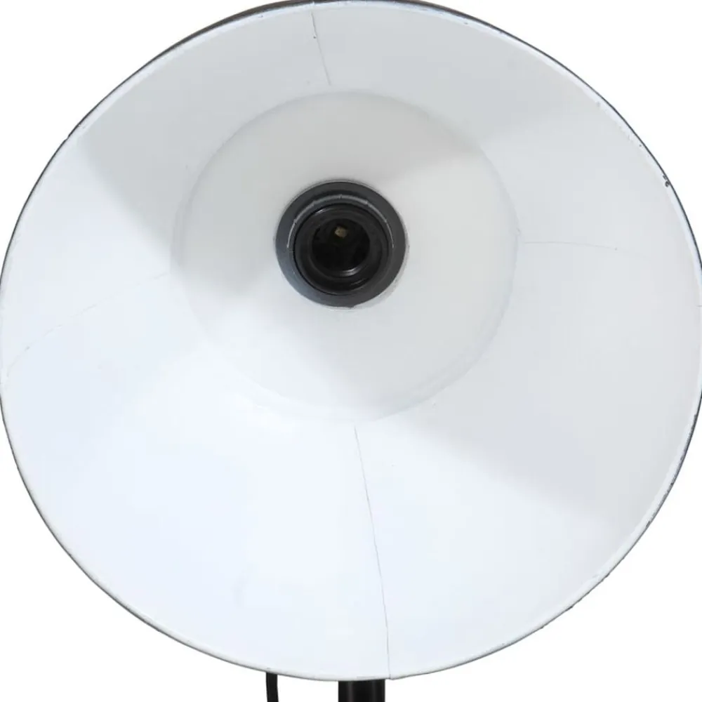vidaXL Iluminación-Lámpara de pie negra 25 W E27 75x75x90-150 cm