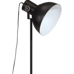 vidaXL Iluminación-Lámpara de pie negra 25 W E27 75x75x90-150 cm