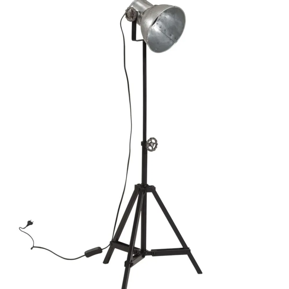 vidaXL Iluminación-Lámpara de pie vintage 25 W E27 35x35x65/95 cm