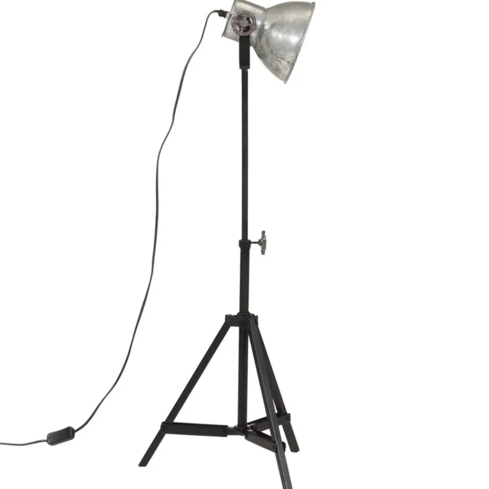 vidaXL Iluminación-Lámpara de pie vintage 25 W E27 35x35x65/95 cm