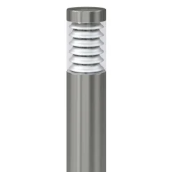 vidaXL Iluminación-Lámpara de poste de jardín acero inoxidable
